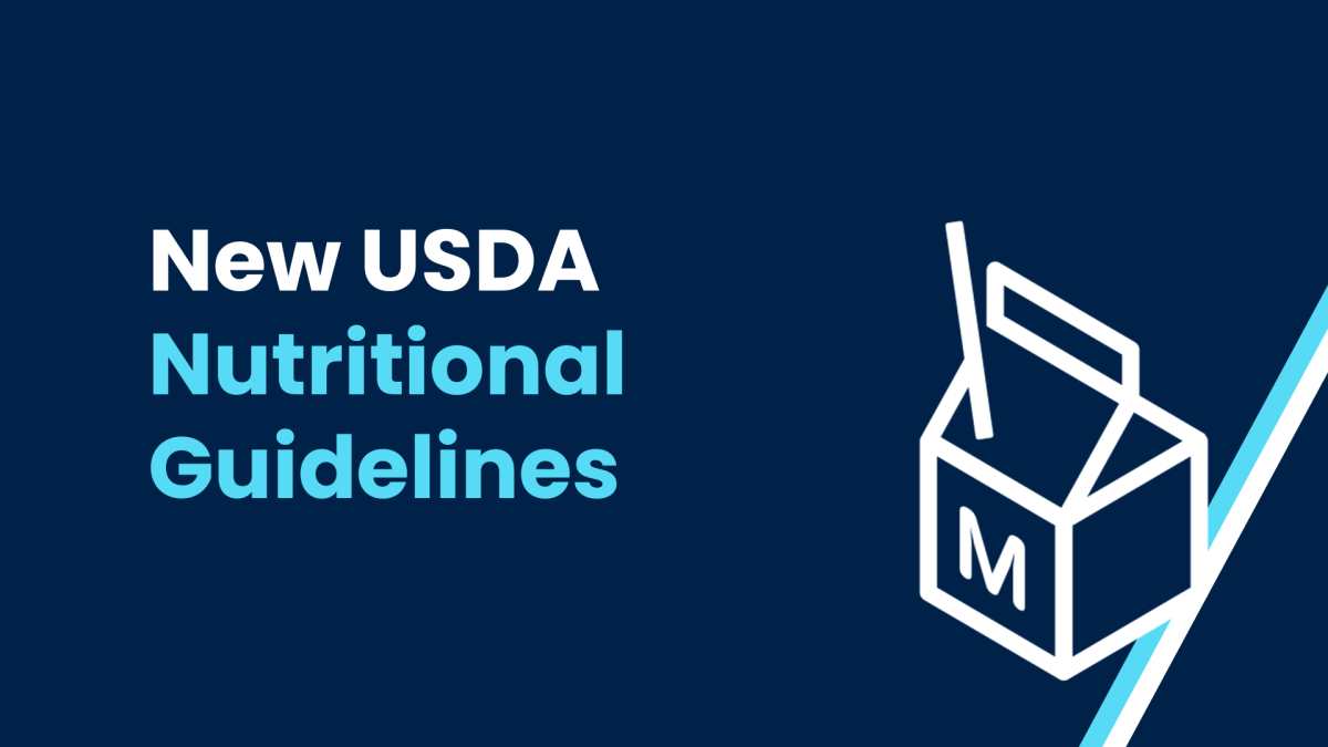 New USDA Nutritional Guidelines