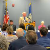 Rep. Joe Courtney with constituents