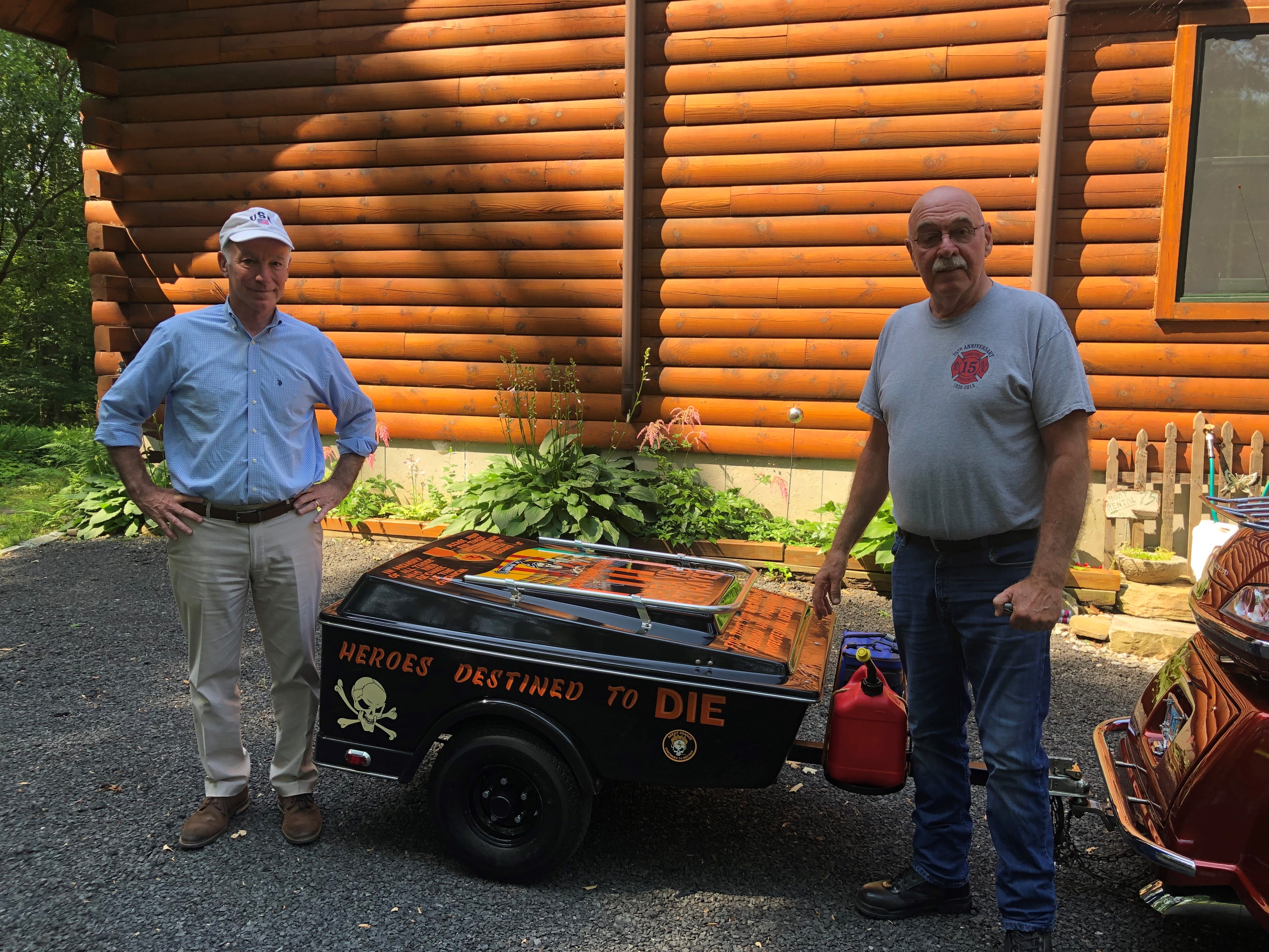 Rep. Courtney stands with Gerry Wright, a Vietnam veteran from Andover, CT who has raised awareness on Agent Orange exposure