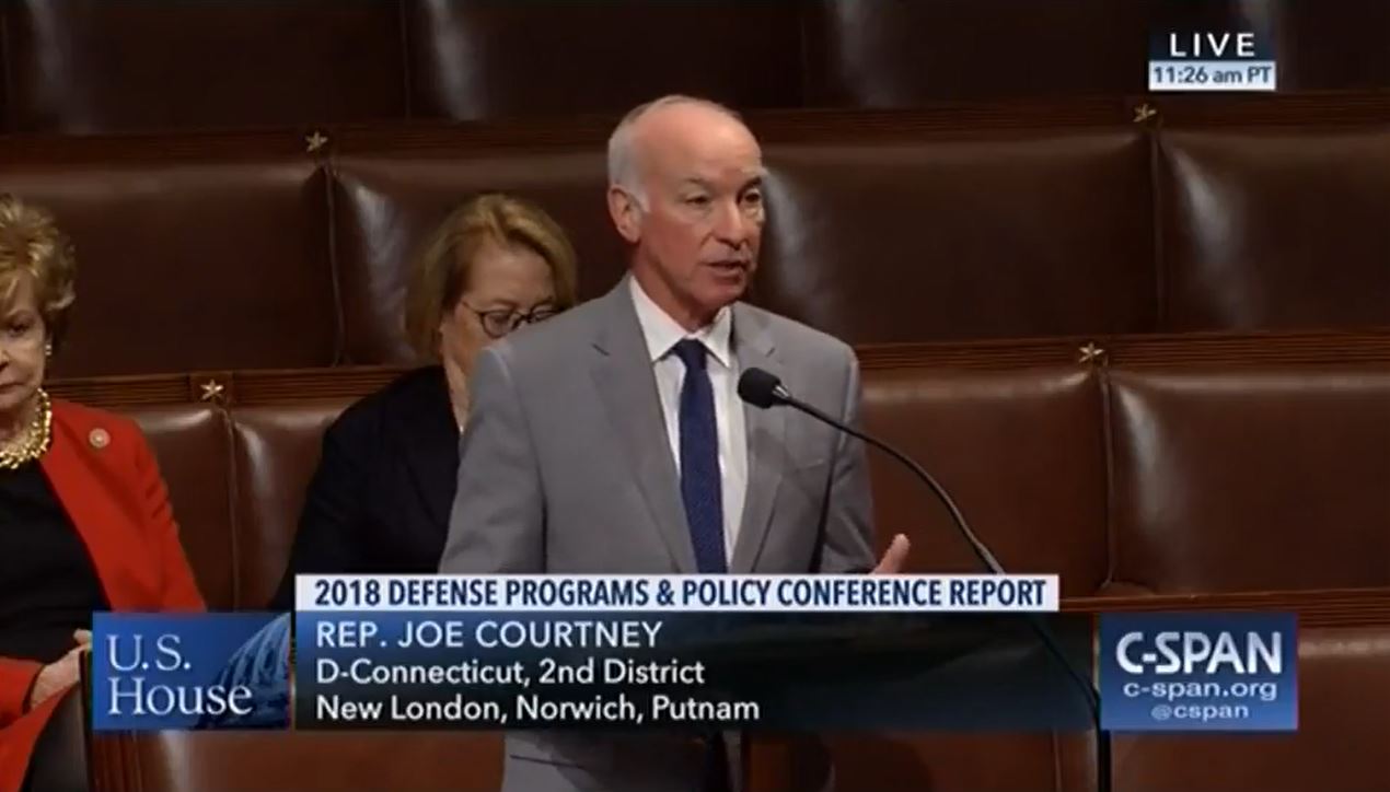 2018 NDAA Floor Speech Screenshot 