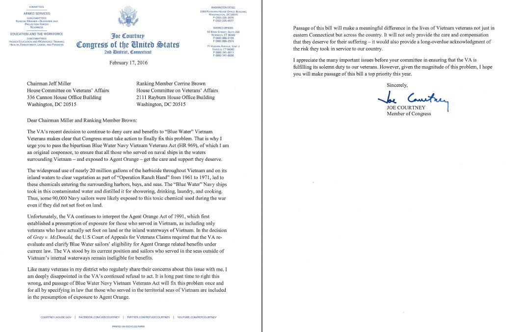 Blue Water Letter Graphic 