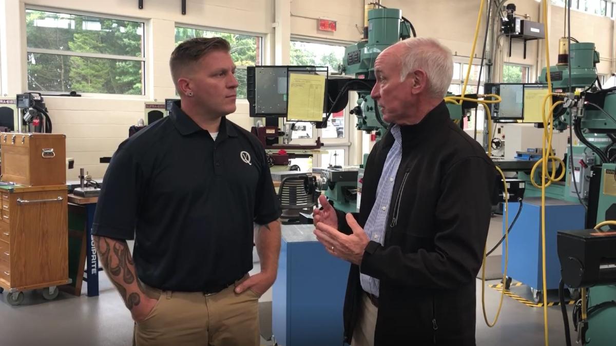 Rep. Joe Courtney with constituents