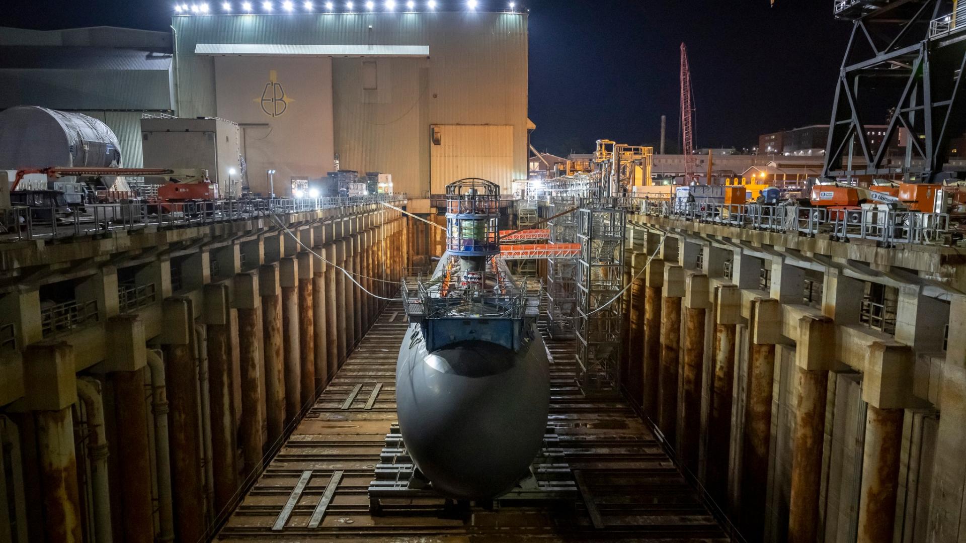 A photo of the USS Iowa Submarine