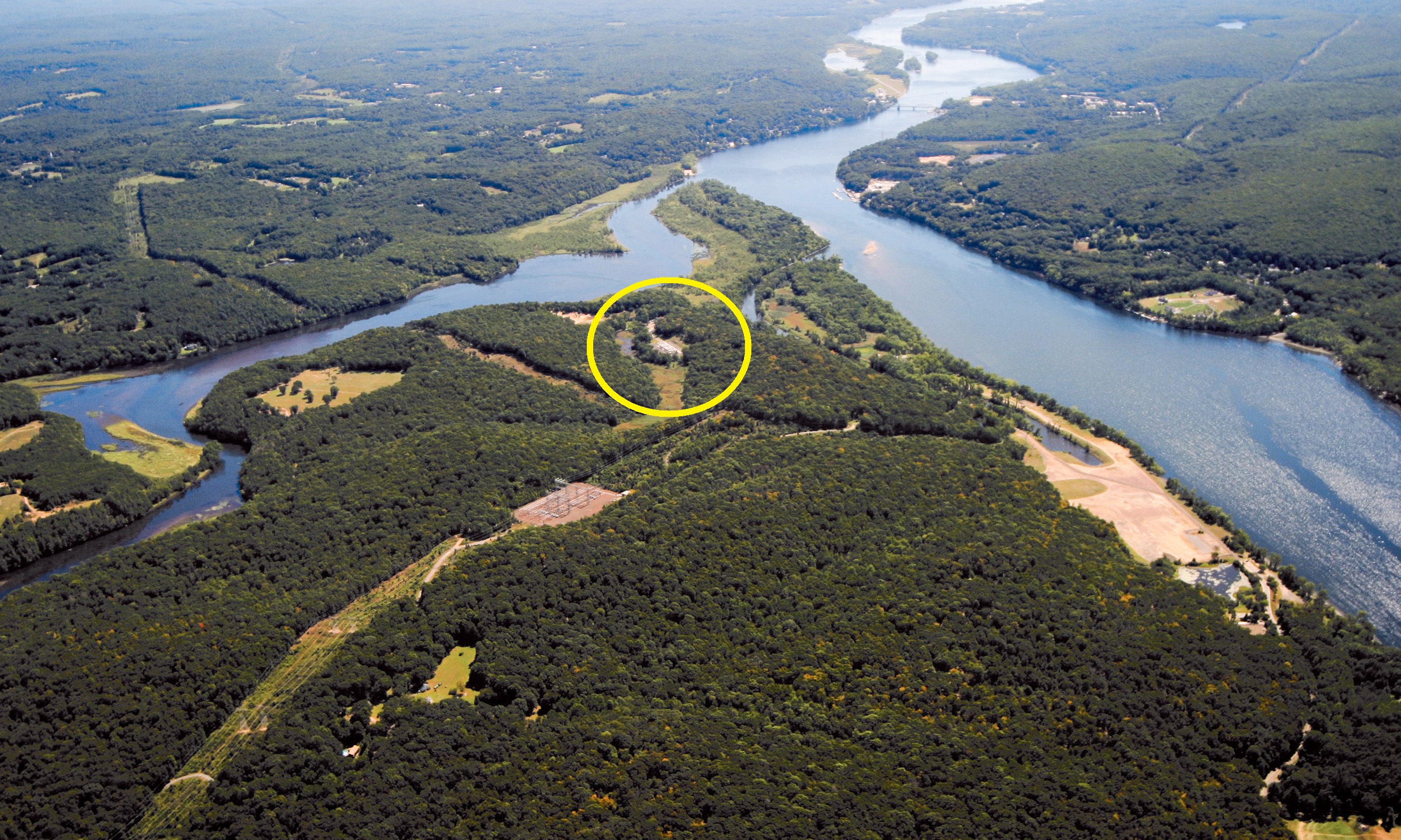 Connecticut Yankee nuclear waste storage site in Haddam, Connecticut 